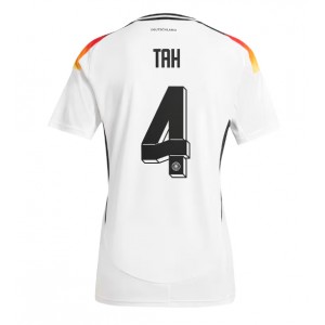 Fotbalové Dres Německo Jonathan Tah #4 Dámské Domácí Oblečení ME 2024 Krátký Rukáv
